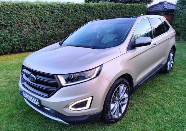 Ford EDGE cena 99000 przebieg: 74500, rok produkcji 2017 z Łódź małe 781